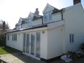 Rear house extension and dormer windows